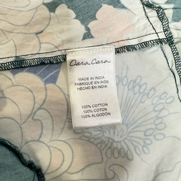 Cara Cara Zinnia Green Floral Off the Shoulder Midi Dress| Size 6 - Picture 11 of 11